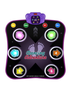 Alfombra de Baile Flooyes Electrónica 6 Botones Iluminados