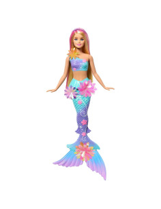 Muñeca Sirena Barbie Flower Magic con Flores Sorpresa