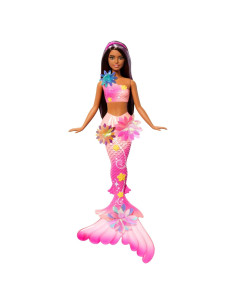 Muñeca Sirena Barbie Flower Magic con Flores Sorpresa
