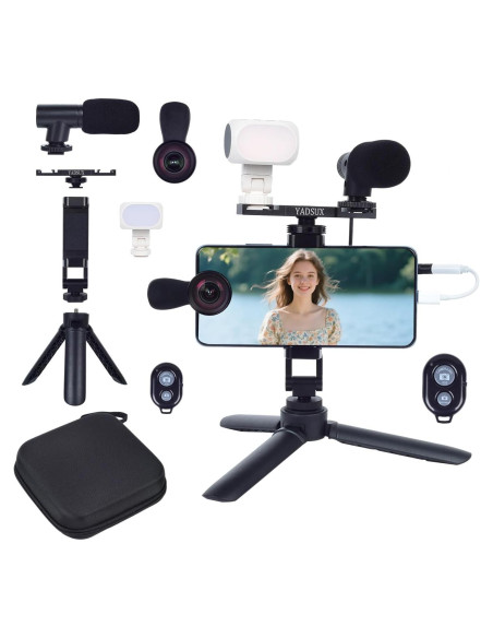 Kit Vlogging Profesional para Teléfonos - 8 Accesorios Premium