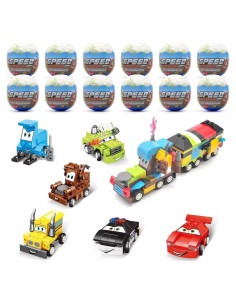 Paquete de 12 Huevos de Pascua BOBUEXER con Vehículos