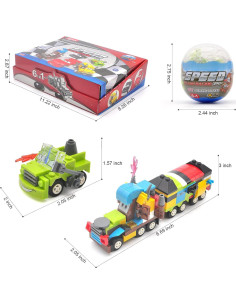 Paquete de 12 Huevos de Pascua BOBUEXER con Vehículos 2