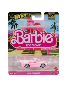 Hot Wheels Barbie 1956 Corvette Diecast Rosa 1:64