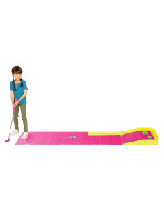 Set de Golf para Niños Barbie - Putt Putt con Alfombra y Putter Ajustable