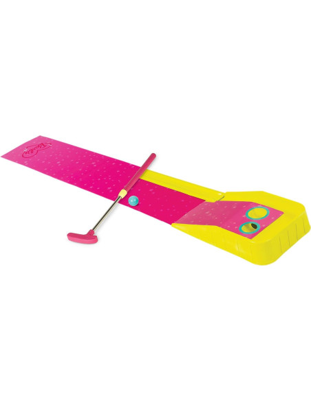 Set de Golf para Niños Barbie - Putt Putt con Alfombra y Putter Ajustable