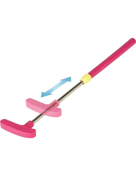 Set de Golf para Niños Barbie - Putt Putt con Alfombra y Putter Ajustable