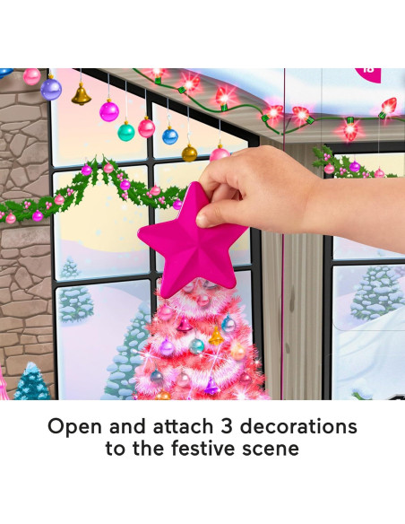 Calendario de Adviento Fisher-Price Barbie 24 Piezas Navidad