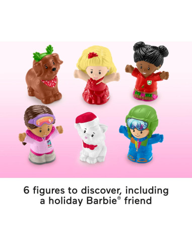 Calendario de Adviento Fisher-Price Barbie 24 Piezas Navidad