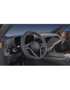 Cubierta de Volante de Cuero TAUYANG para Subaru 14.5-15" 2