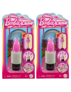 Muñecas Barbie Mini Fashionistas Mattel 1.5" en tubo labial