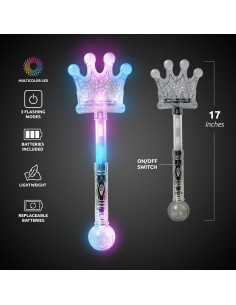 Varita Iluminada LED Fun Central para Niñas con Cristal 2