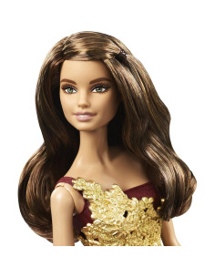 Muñeca Barbie Vacaciones 2016 Mattel con falda roja 2