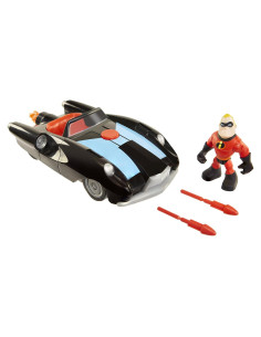 Auto Incredibile Junior y Figura Mr. Increíble Jakks