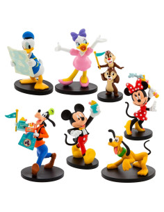 Conjunto Figuras Deluxe Disney Mickey Mouse 7 Piezas