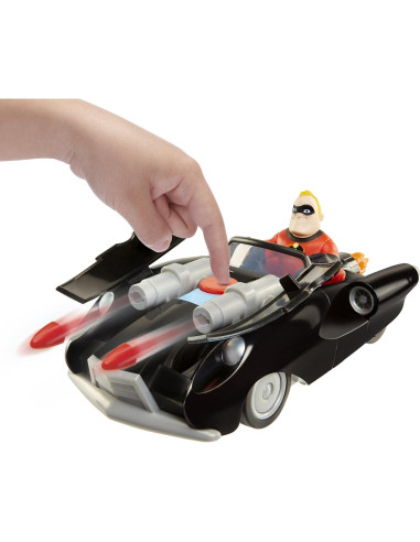 Auto Incredibile Junior y Figura Mr. Increíble Jakks