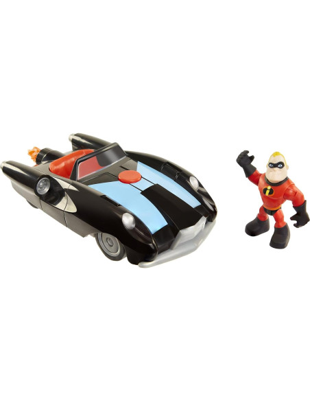 Auto Incredibile Junior y Figura Mr. Increíble Jakks Auto Incredibile Junior y Figura Mr. Increíble Jakks