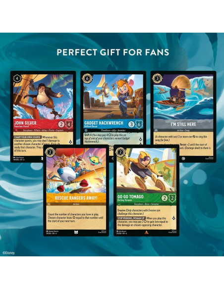 Ravensburger Disney Lorcana Set Coleccionista Azurite Sea Ravensburger Disney Lorcana Set Coleccionista Azurite Sea