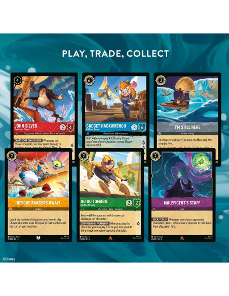 Ravensburger Disney Lorcana Set Coleccionista Azurite Sea Ravensburger Disney Lorcana Set Coleccionista Azurite Sea