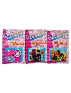 YMCtoys - Set de Accesorios para Muñecas Gloria - Cocina 3 Cajas