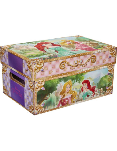 Baúl de Disfraces Disney Ariel y Aurora 11 Piezas