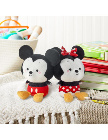 Peluches Magnéticos Disney Mickey y Minnie 12.7 cm Hallmark