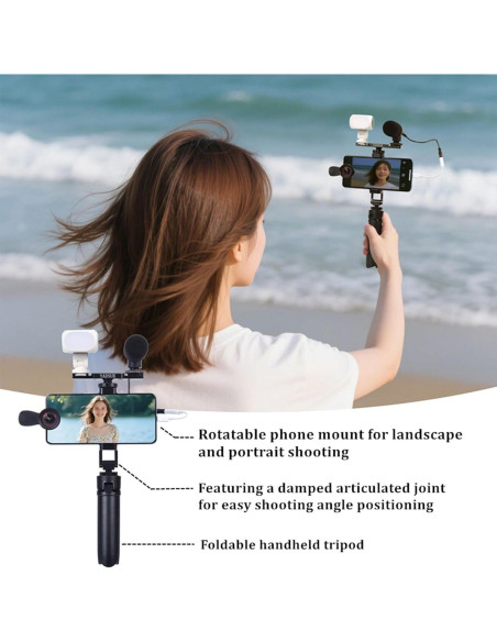 Kit Vlogging Profesional para Teléfonos - 8 Accesorios Premium
