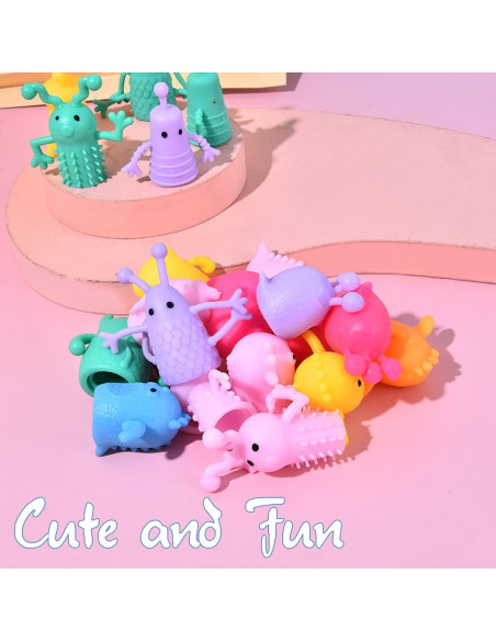 20 Piezas Títeres de Dedo de Monstruo Qiuttnqn Suaves