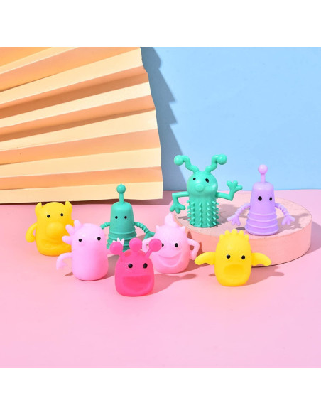 20 Piezas Títeres de Dedo de Monstruo Qiuttnqn Suaves