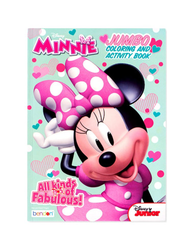 Libro de Colorear Minnie Mouse Disney 80 Páginas Creativo