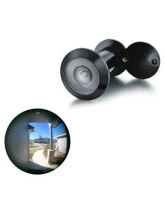 Mirador de Puerta Rockwood 190 Negro Paquete de 5