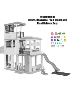 Piezas de Repuesto Barbie GRG93 Platos y Utensilios 2