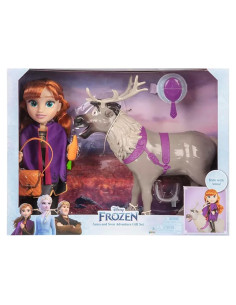 Muñeca Anna de Disney Frozen con Reno Sven - Aventura