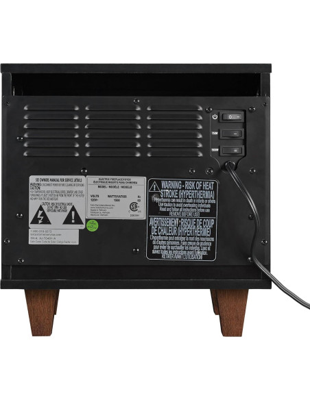 Calefactor Chimenea Eléctrica Duraflame 4600 BTU Portátil