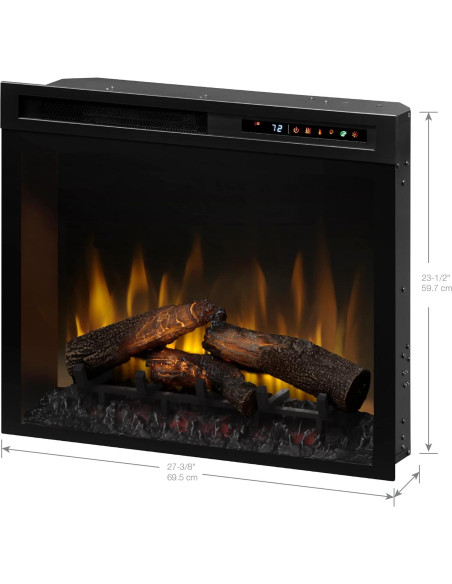 Chimenea Eléctrica Dimplex XHD28L Empotrada 71 cm