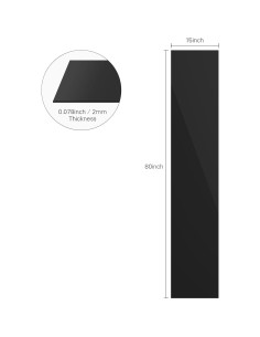 Parte de Chimenea Eléctrica HIRESC HSL 80" Plástico 2