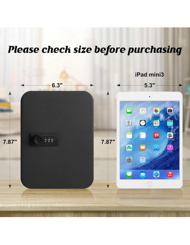 Caja de Almacenamiento de Llaves KYODOLED 20 Llaves Negra