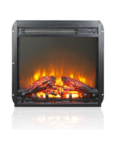 Chimenea Eléctrica Genérico 46 cm con Efecto Llama Realista