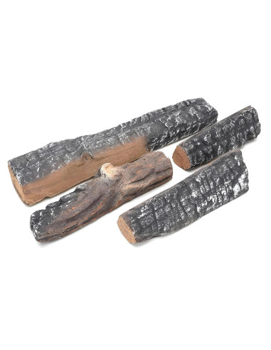 Registros de Chimenea de Gas Skyflame - 4 Piezas Cerámicas