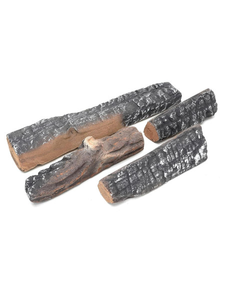 Registros de Chimenea de Gas Skyflame - 4 Piezas Cerámicas