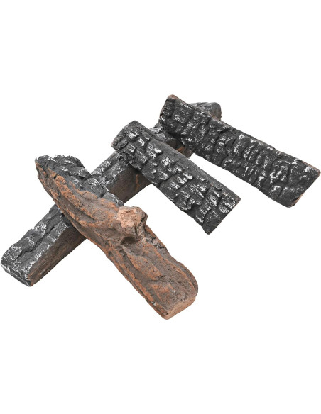 Registros de Chimenea de Gas Skyflame - 4 Piezas Cerámicas