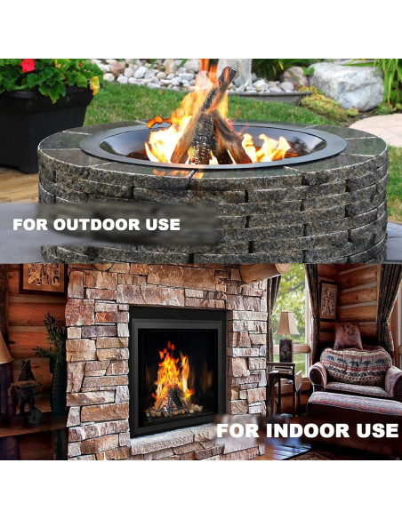 Registros de Chimenea de Gas Skyflame - 4 Piezas Cerámicas