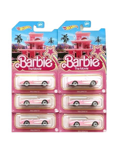 Hot Wheels Vehículo Diecast Barbie 1956 Corvette Paquete 6