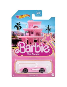 Hot Wheels Vehículo Diecast Barbie 1956 Corvette Paquete 6 2