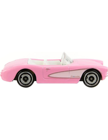 Hot Wheels Vehículo Diecast Barbie 1956 Corvette Paquete 6