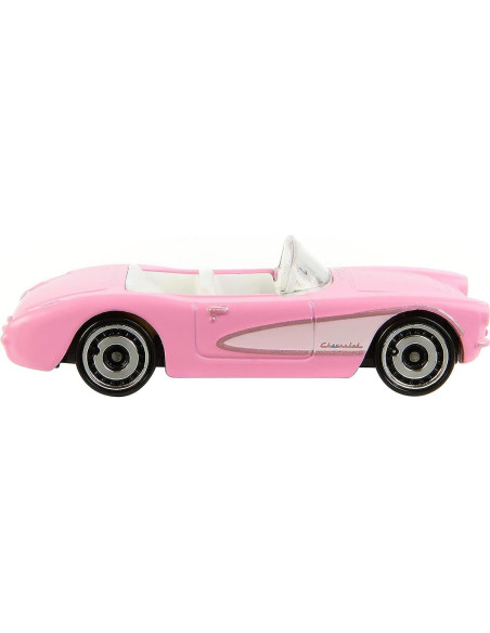 Hot Wheels Vehículo Diecast Barbie 1956 Corvette Paquete 6
