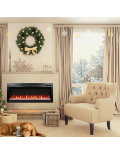 Chimenea Eléctrica Innoflame FA42V60L-C5 1400W Empotrada 2