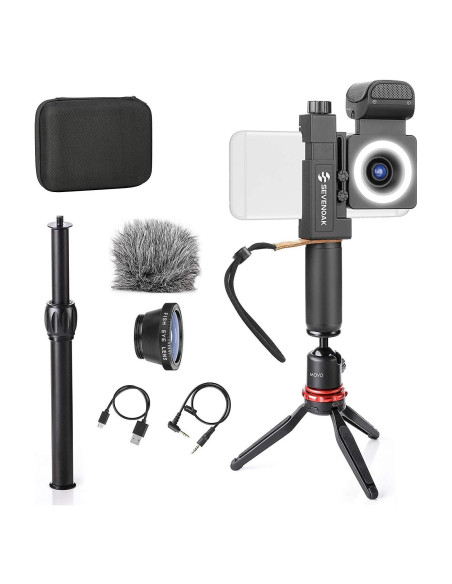 Kit de Video Movo SmartCine para Smartphone con Trípode y Micrófono
