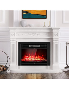 Chimenea Eléctrica COSTWAY EF-30D 750W/1500W con Control Remoto 2