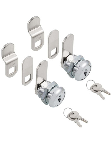 Cerradura de Cámara WOOCH BCL-16N-2P Cromada 5/8"