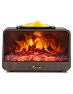 Calentador de cera eléctrica Bobolyn con temporizador y luz 3D